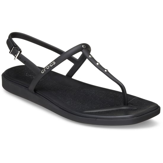Crocs Miami Studded Thong Flip Thermoplastische Dames Zwarte Sandalen - Image 1