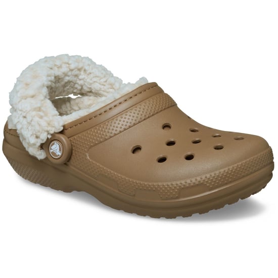 Crocs Classic Fleece Lined Thermoplastic Men's Sepia Clogs - Image 1