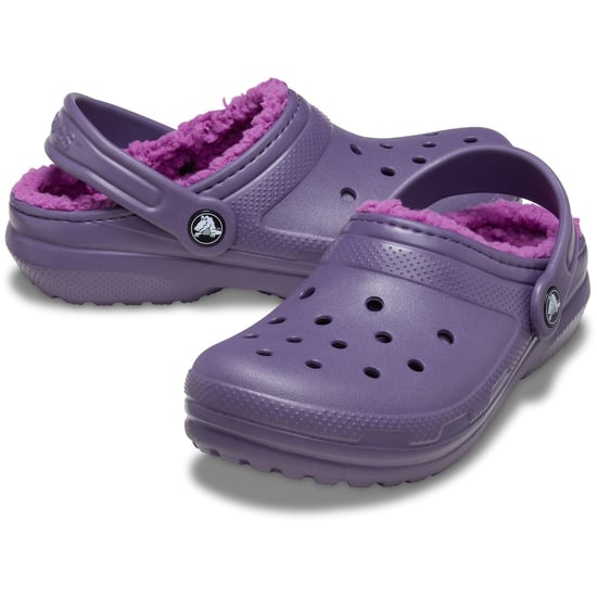 Crocs Classic Voering Thermoplastische Kinder Nachtgeschaduw Klompen - Image 3