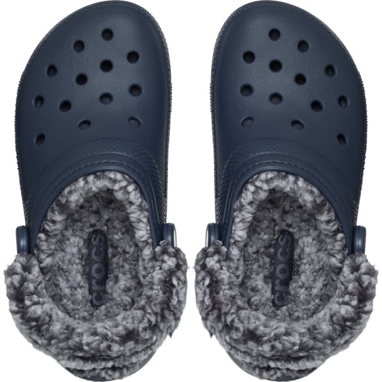 Crocs Classic Fleece Lined Thermoplastic Men's Navy Clogs - Image 5