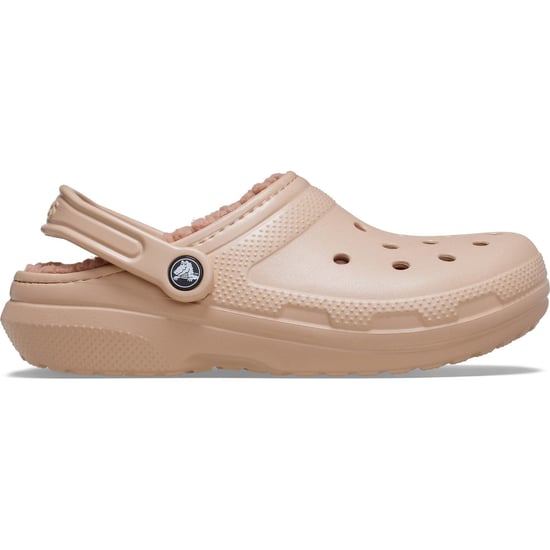Crocs Classic Lined Thermoplastic Women's Pink Caramel Clogs - Image 4