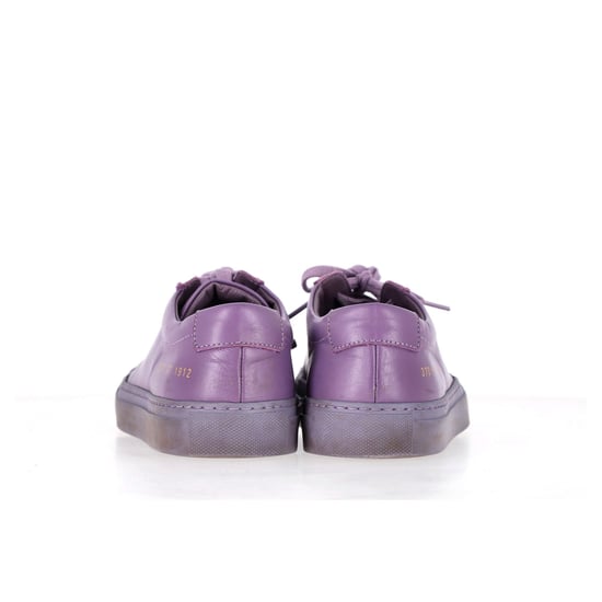 Common Projects Achilles Lågskor i Lila Läder - Image 3