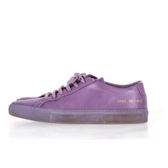 Common Projects Achilles Lågskor i Lila Läder - Image 4