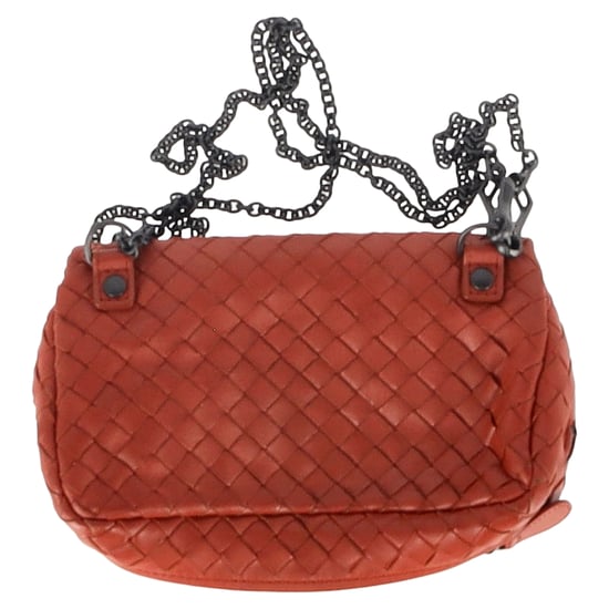 Bottega Veneta Baby Olimpia Shoulder Bag in Orange Nappa leather - Image 2