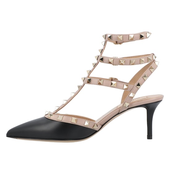Valentino Rockstud 65Mm Cage Pumps Black - Image 2