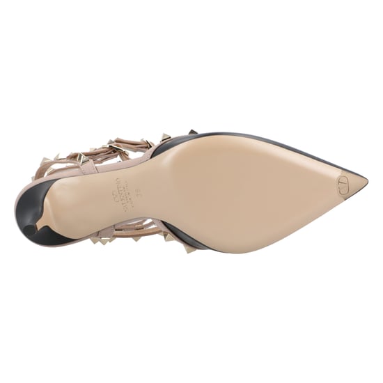 Valentino Rockstud 65Mm Cage Pumps Black - Image 4