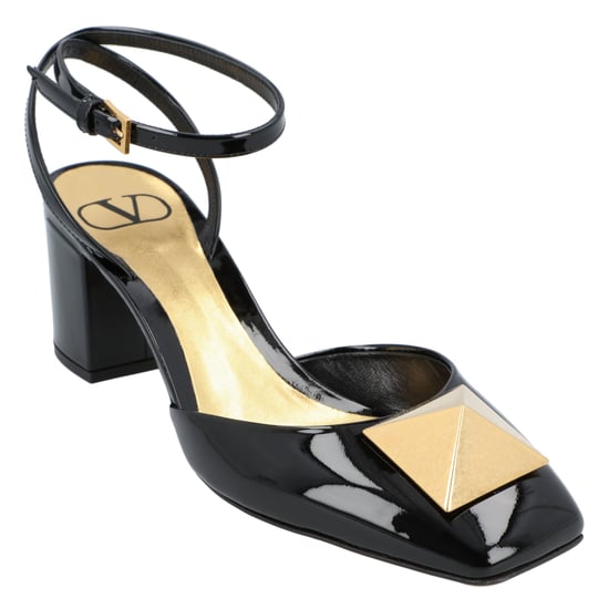 Valentino One Stud Pump Black - Image 1