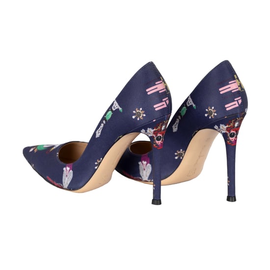 Gianvito Rossi Silk Printed Pumps - '10s - Image 3