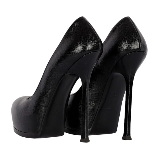 Saint Laurent Zwarte Leren Hakken - '20s - Image 3