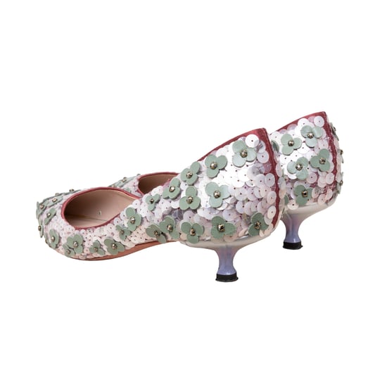 Loewe Bloemen Kralen Versierde Pumps - '20s - Image 2