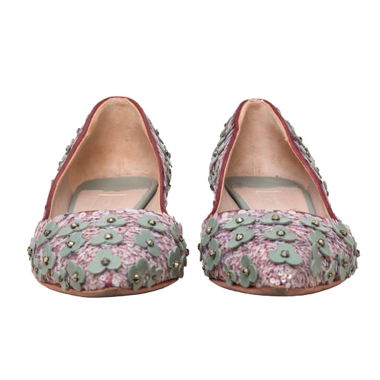 Loewe Bloemen Kralen Versierde Pumps - '20s - Image 5