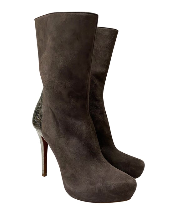 Alexandre Birman Soklaarzen in Bruin Suède - Image 3