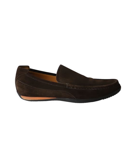 Hermes Classic Loafers in Brown Suede - Image 1