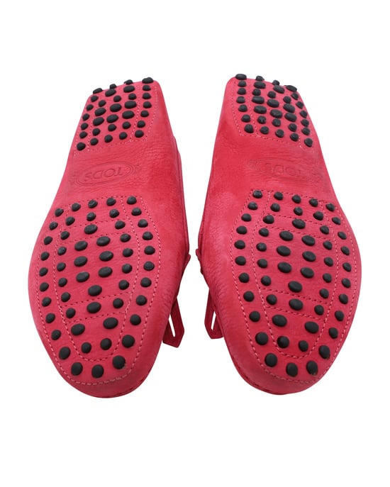 Tod's Gommino Loafers in Pink Leather - Image 5