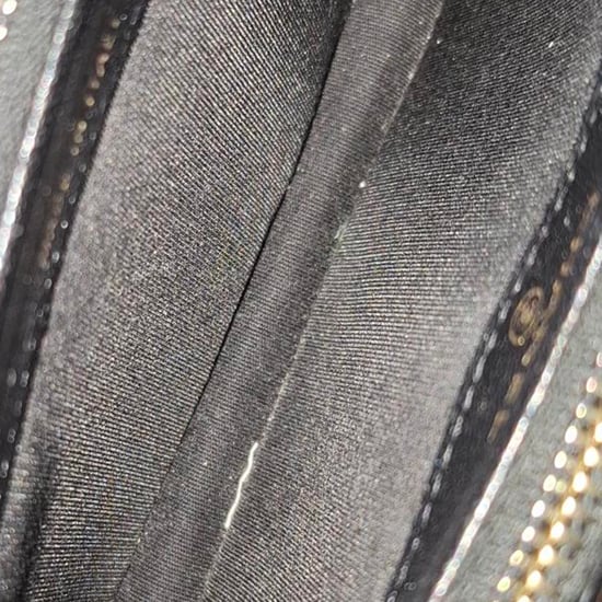 Chanel Double Zip Wallet on Chain in Black Quilted Leather - Image 5