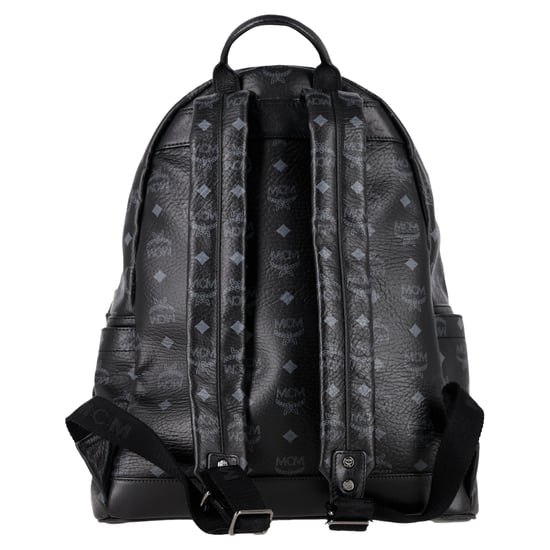 MCM Visetos Sprinkle Stud Stark Rugzak in Zwart Leer - Image 3