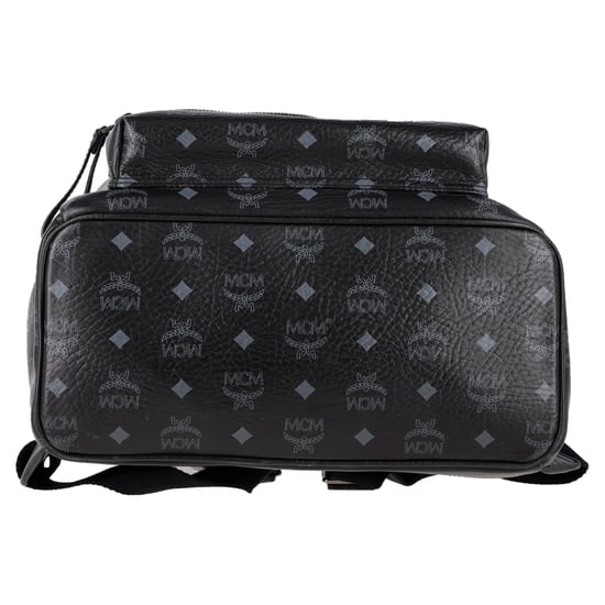 MCM Visetos Sprinkle Stud Stark Rugzak in Zwart Leer - Image 4