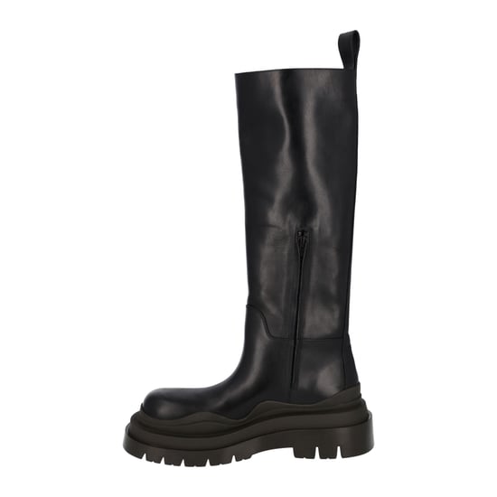 Bottega Veneta Bandboot in Kalfshuid in zwart - Image 2