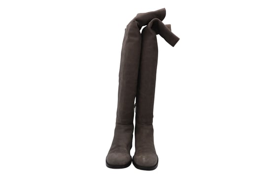 Jimmy Choo Knee-Length Boots in Brown Suede - Image 2