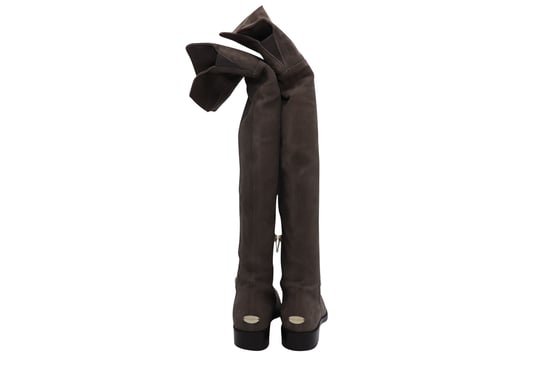 Jimmy Choo Knee-Length Boots in Brown Suede - Image 3
