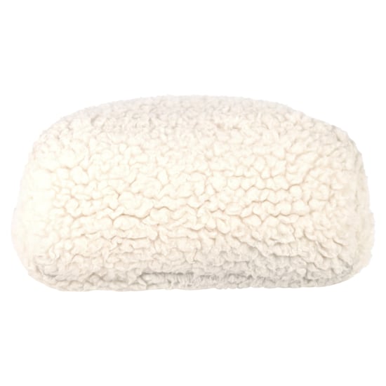 Prada Logo Plaque Shear Handbag in White Cashmere - Image 4