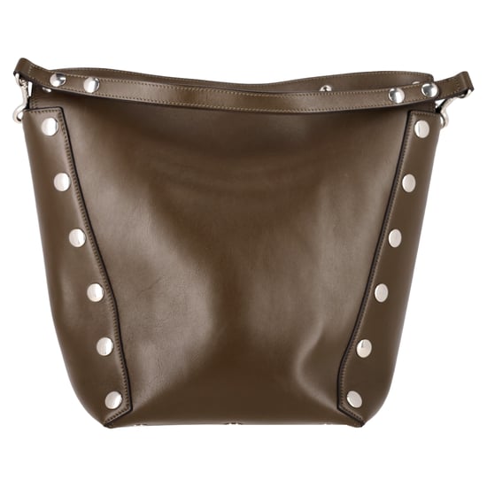 Mulberry Camden Studded Bag in Olive Green Leather - Image 1