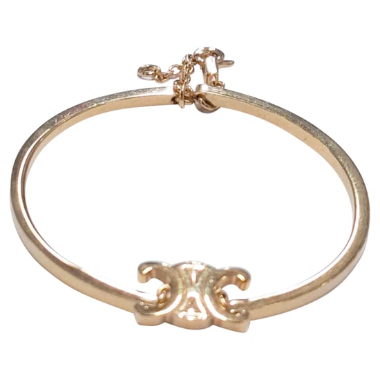 Celine Triomphe Articulated Bracelet in Gold Metal - Image 3