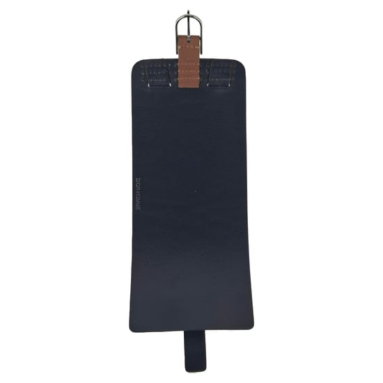 Dior Homme Dikke Manchet Armband in Zwart Leer - Image 2