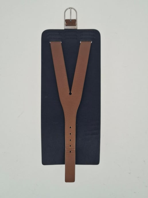 Dior Homme Dikke Manchet Armband in Zwart Leer - Image 5