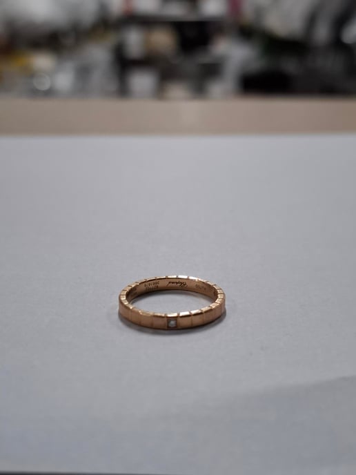 Chopard Ice Cube Pure Diamond Ring in Pink 18kt Rose Gold - Image 4