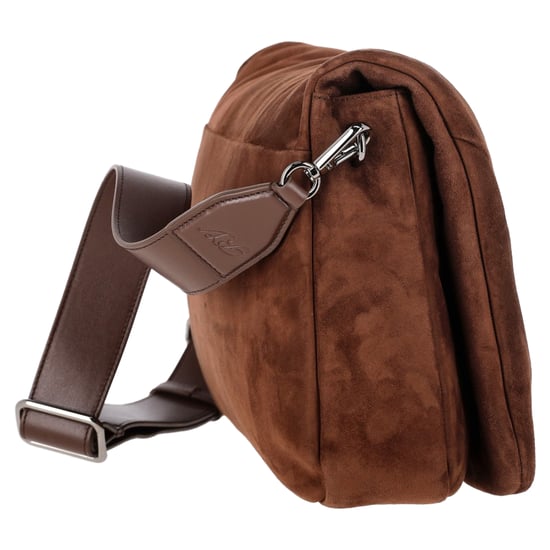 Roger Vivier Viv Choc Grote Tas in Bruin Suède - Image 3