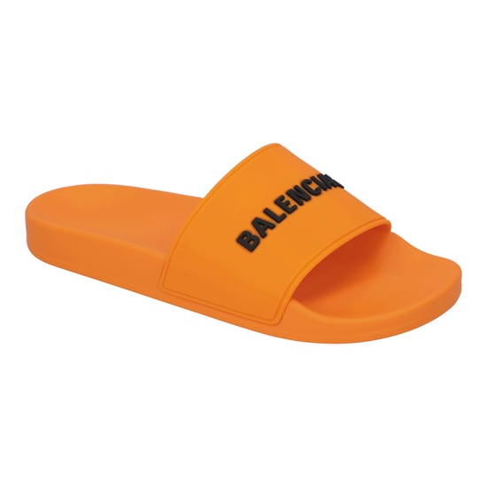 Balenciaga Logo Zwemslipper Oranje - Image 5