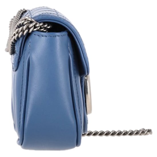 Gucci Super Mini Aria Marmont Matelasse Shoulder Bag - Image 3