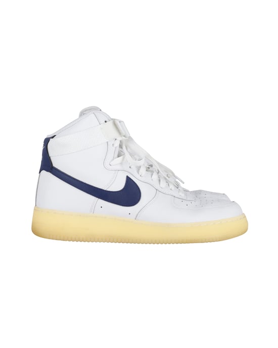 Nike Air Force 1 High By You in White Leather - 44 - Image 1