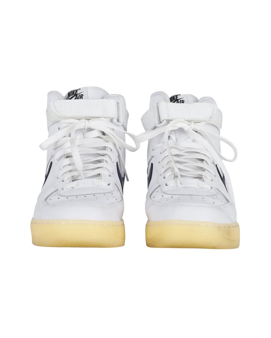 Nike Air Force 1 High By You in White Leather - 44 - Image 2