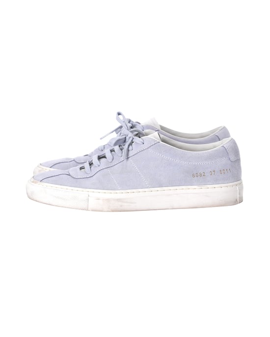 Common Projects Zomereditie Sneakers in Babyblauw Suède - Image 4