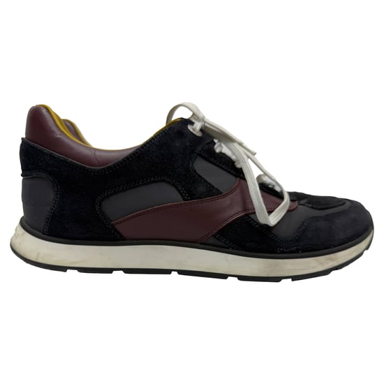 Louis Vuitton Miles Lace Up Sneakers in Multicolor Suede And Leather - Image 1