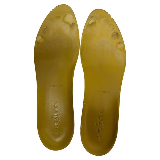 Louis Vuitton Miles Sneakers med snörning i flerfärgad mocka och läder - Image 3