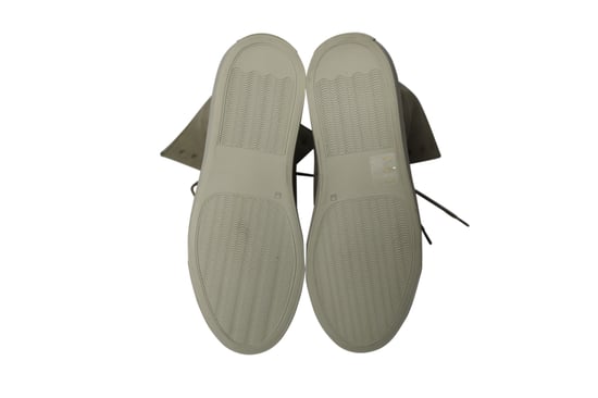 Common Projects Tournament Shearling High-Top Sneakers i grå mocka - Image 5