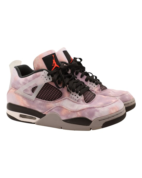 Nike Air Jordan 4 Retro Zen Master High Top Sneakers in Amethyst Canvas maat EU 45 - Image 3