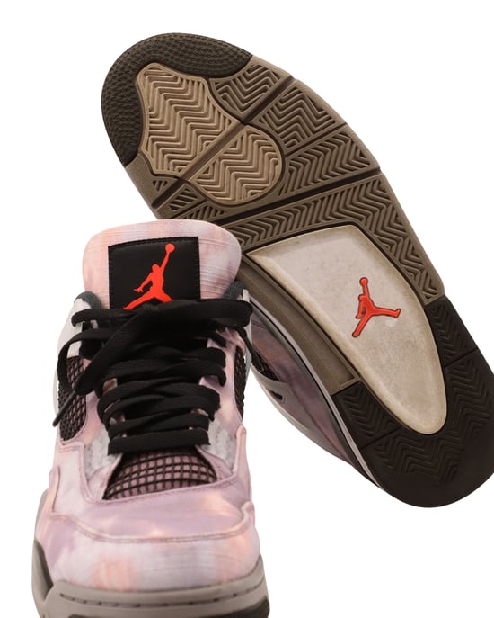 Nike Air Jordan 4 Retro Zen Master High Top Sneakers in Amethyst Canvas maat EU 45 - Image 6
