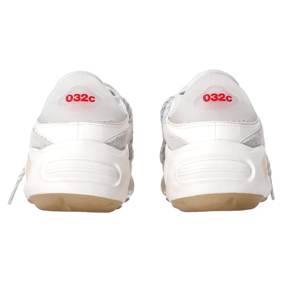 Adidas x 032c FYW S-97 Salvation Sneakers in White Mixed Media - Image 4