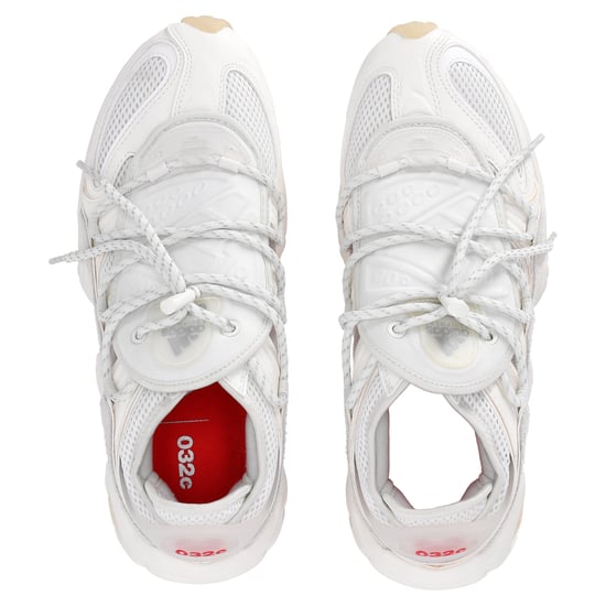 Adidas x 032c FYW S-97 Salvation Sneakers in White Mixed Media - Image 5