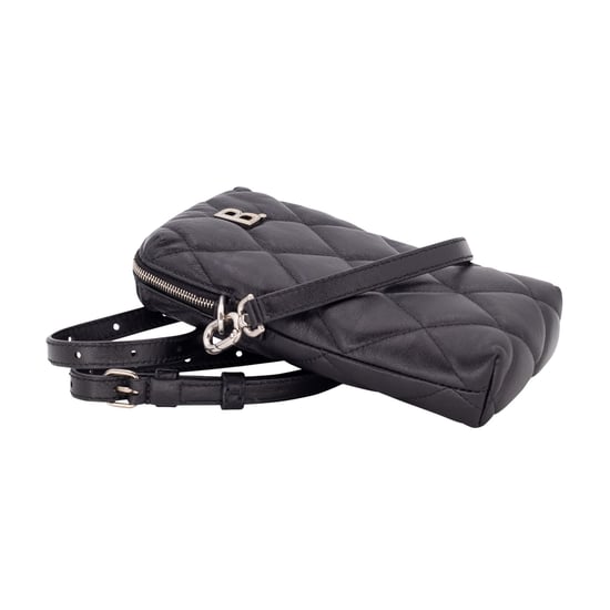 Balenciaga gesteppte pouch in zwart leer - Image 1