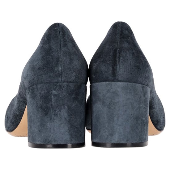 Ferragamo Garda Pumps in Blue Suede - Image 6