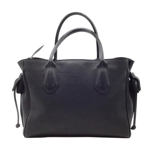 Longchamp Penelope Kwast Koordtas Zwart Leer Handtas - Image 3