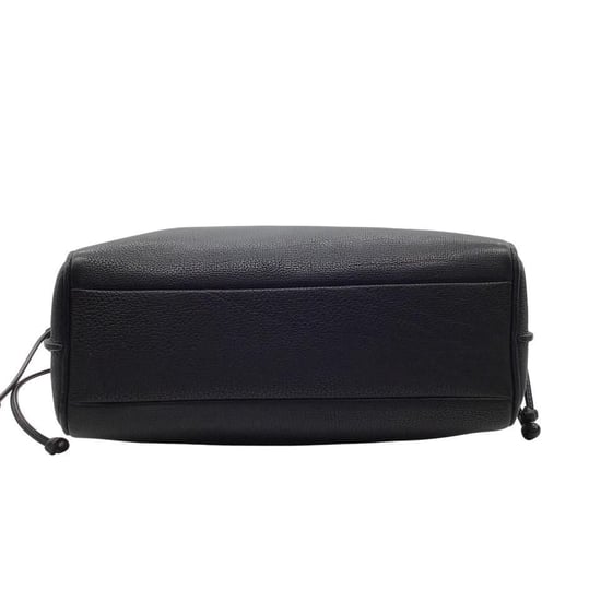 Longchamp Penelope Kwast Koordtas Zwart Leer Handtas - Image 6