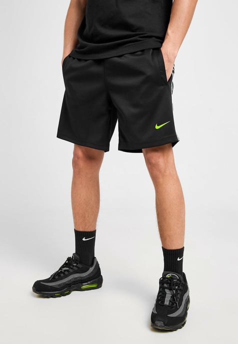 Nike Mens Tape Shorts in Black - Image 3