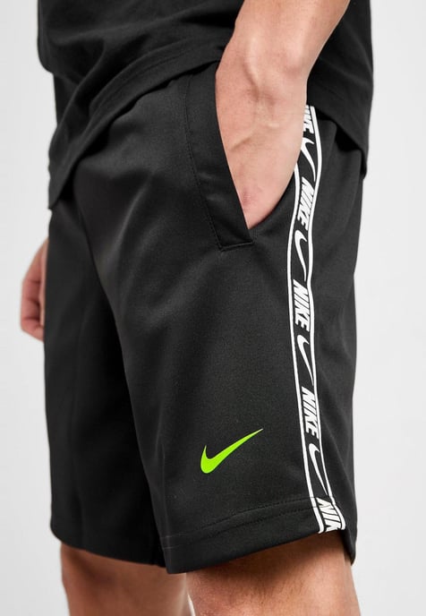 Nike Mens Tape Shorts in Black - Image 4