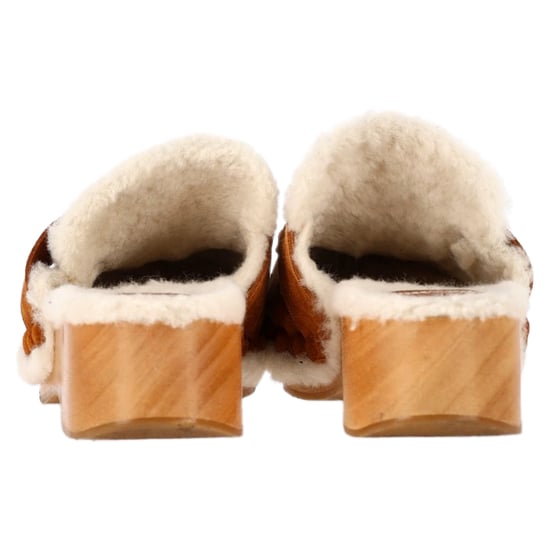 Chloé Joy Slippers In Brown Suede - Image 6
